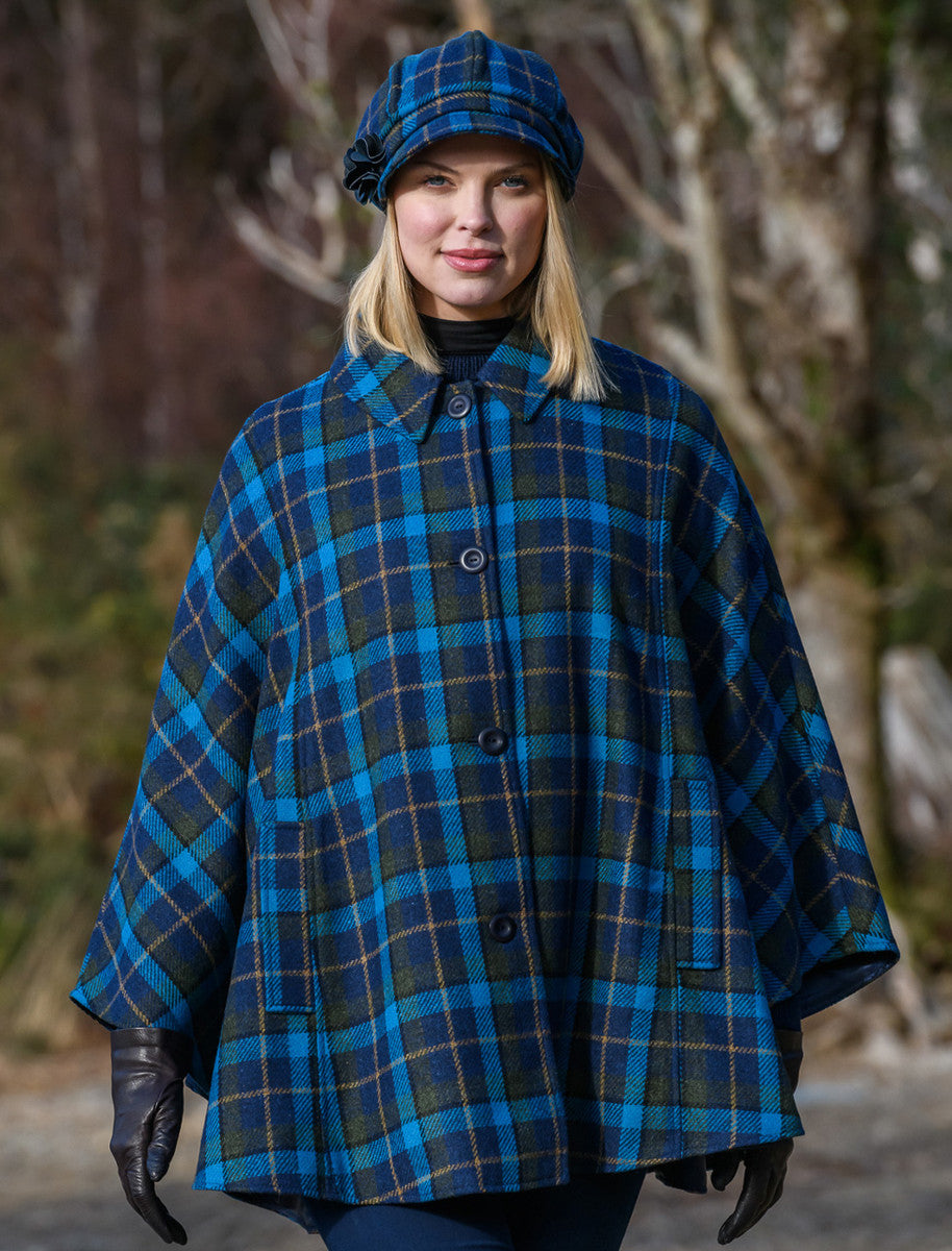 Ladies Tweed Newsboy Hat - 
