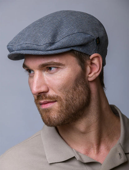 Irish Linen Flat Cap