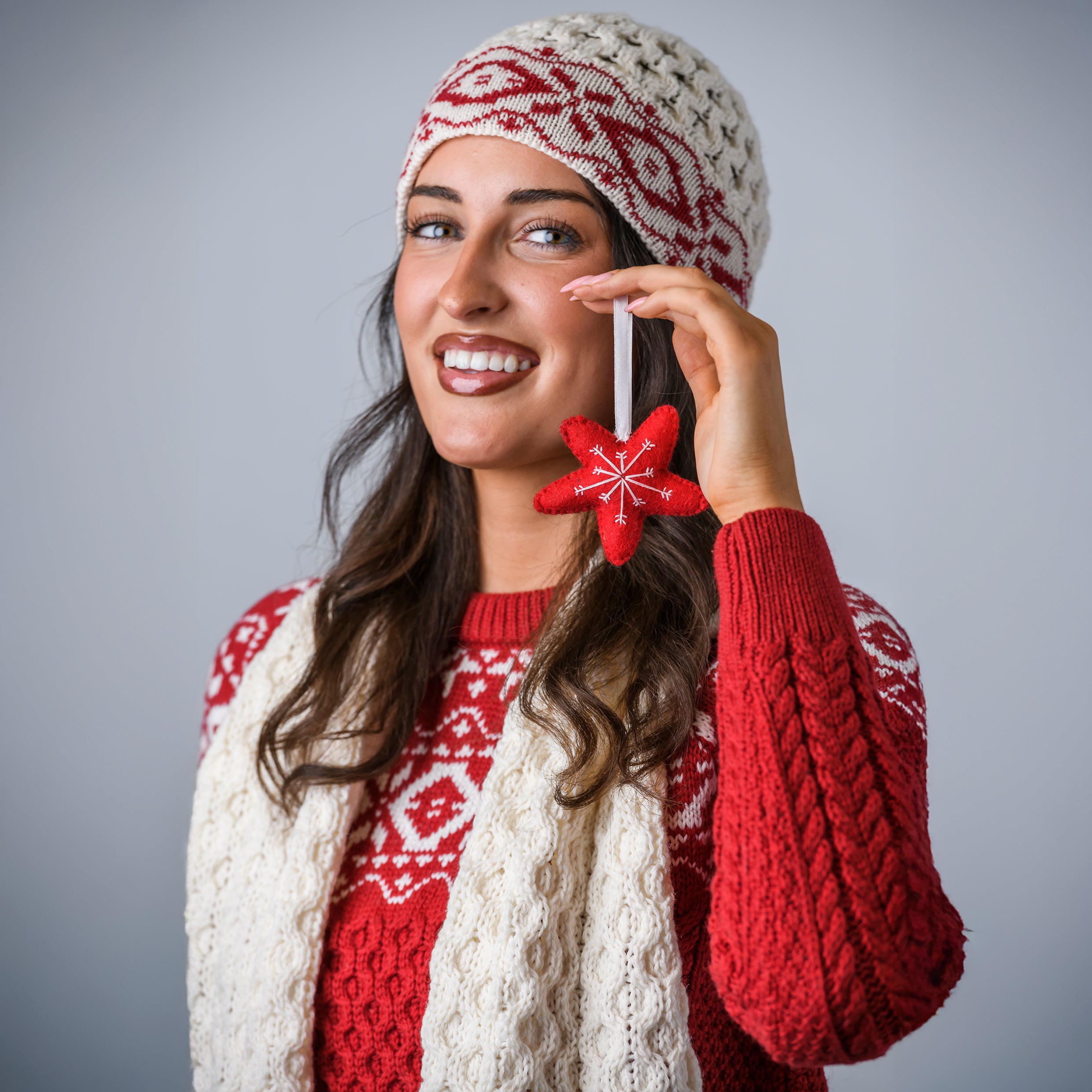 Aran Christmas Hat