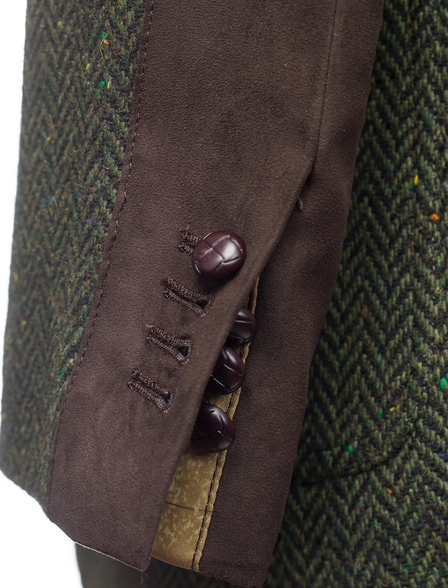 McDonagh Green Herringbone Heritage Tweed Jacket