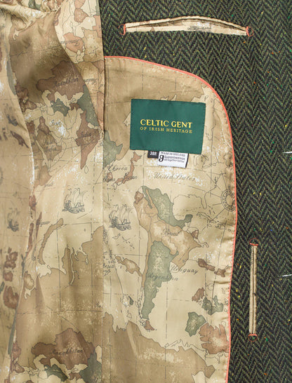 McDonagh Green Herringbone Heritage Tweed Jacket