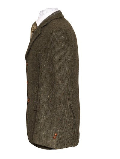 Casement Green Classic Fit Tweed Jacket 