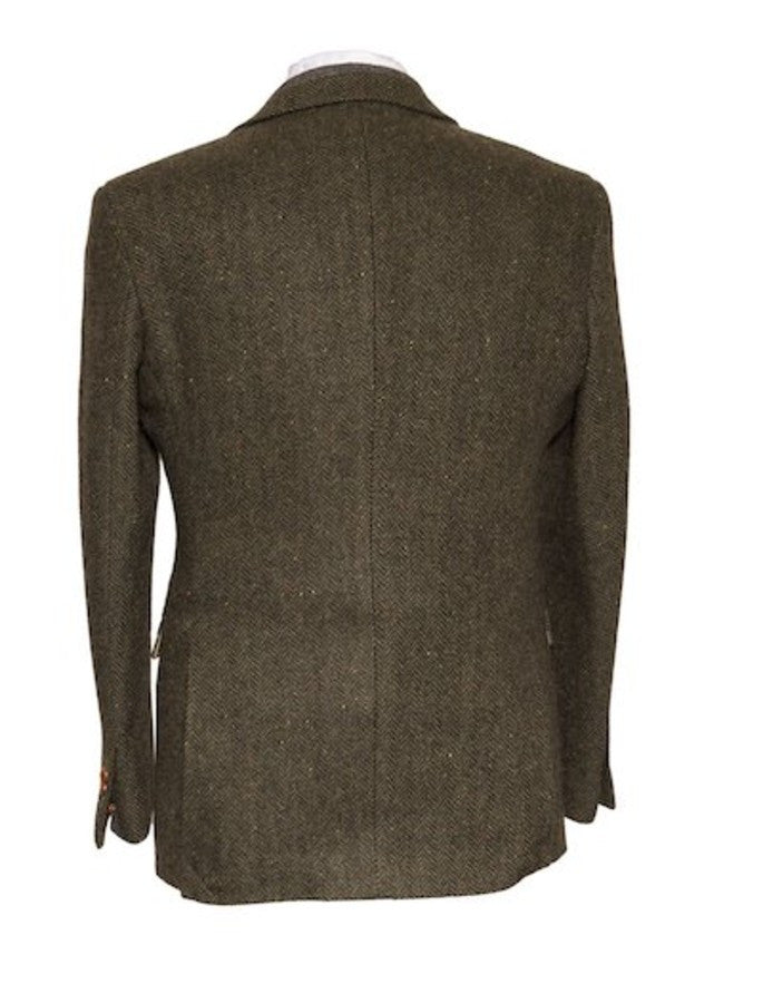 Casement Green Classic Fit Tweed Jacket 