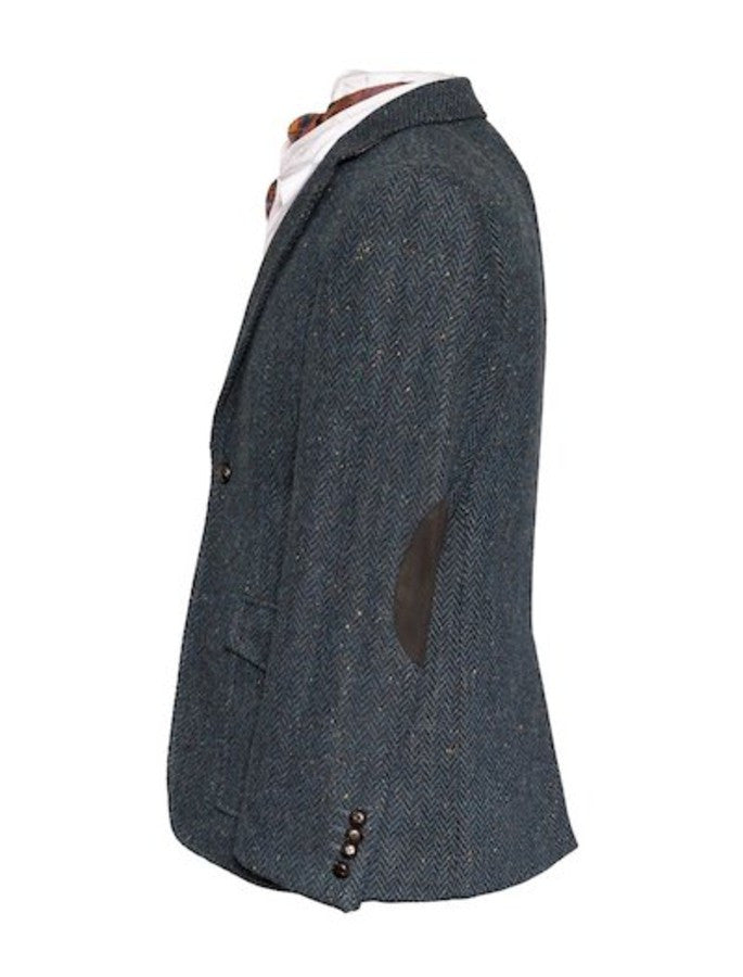 Kavanagh Blue Tweed Classic Fit Jacket 