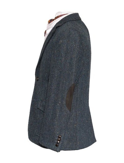 Kavanagh Blue Tweed Classic Fit Jacket 