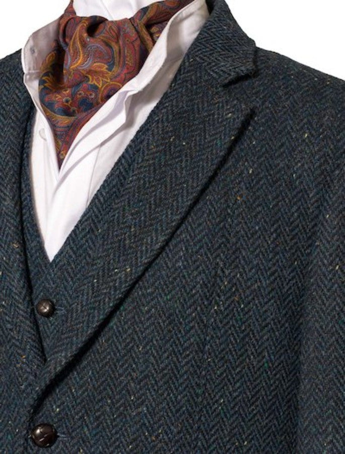 Kavanagh Blue Tweed Classic Fit Jacket 
