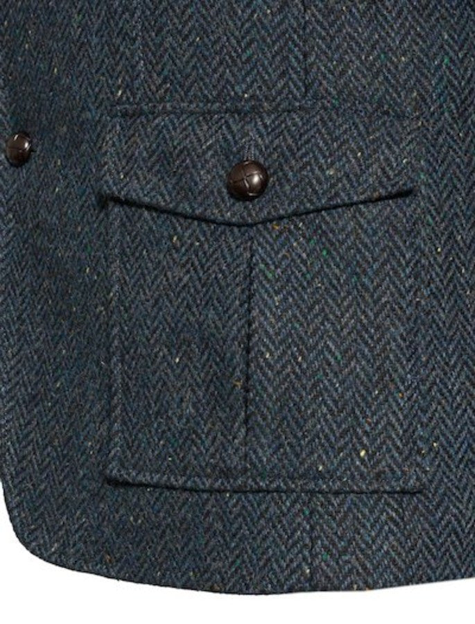 Kavanagh Blue Tweed Classic Fit Jacket 