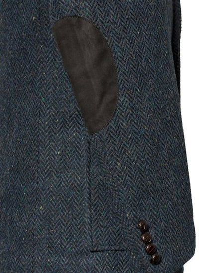 Kavanagh Blue Tweed Classic Fit Jacket 