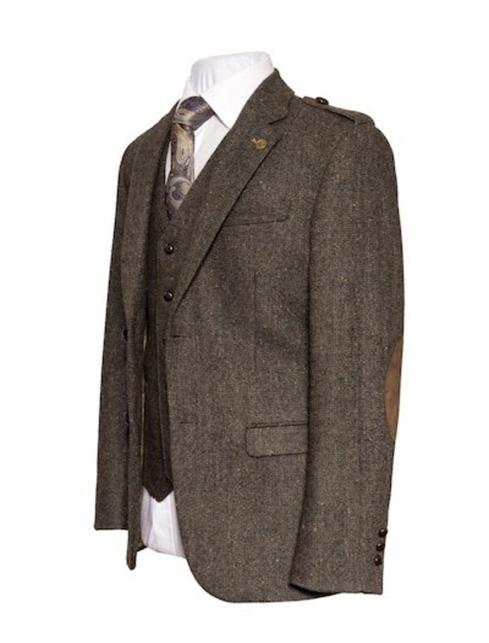 Oscar Wilde Tweed Brown Jacket 