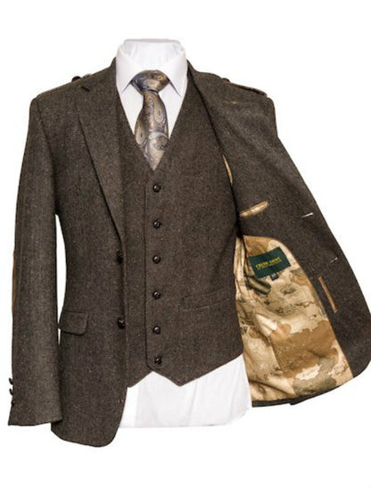 Oscar Wilde Tweed Brown Jacket 