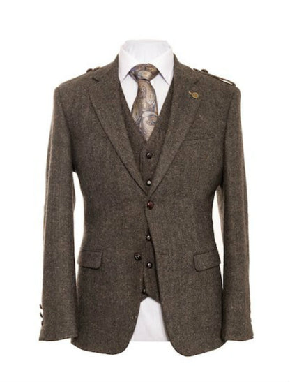Oscar Wilde Tweed Brown Jacket 