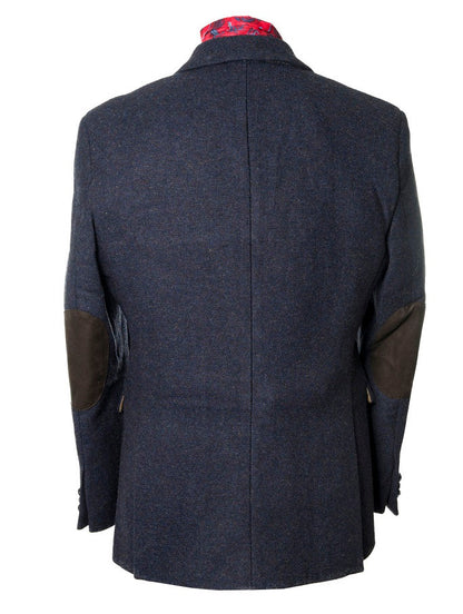 Ryan Navy Classic Fit Irish Tweed Jacket