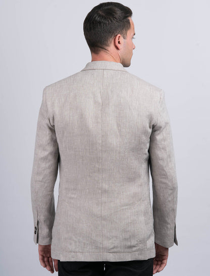 Irish Desert Grey Linen Jacket