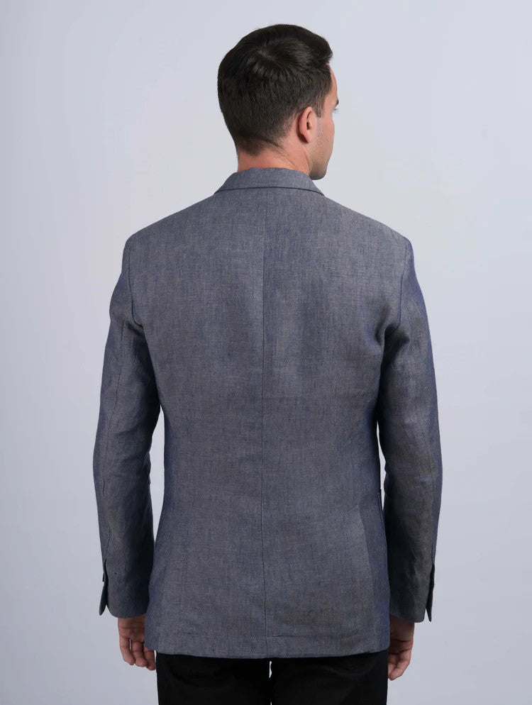 Irish Denim Linen Jacket