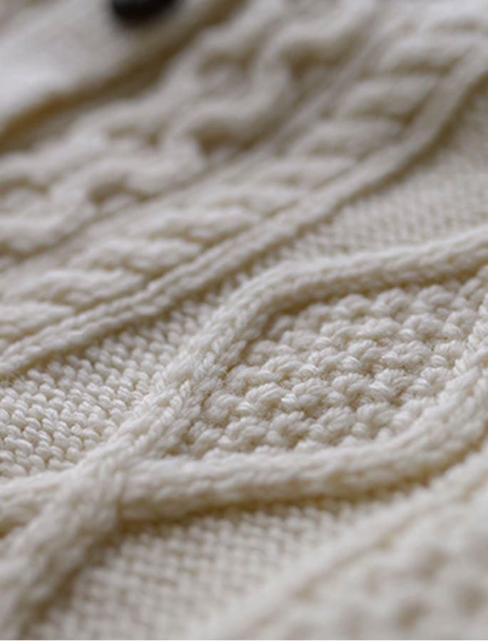 Ladies Cable Cardigan