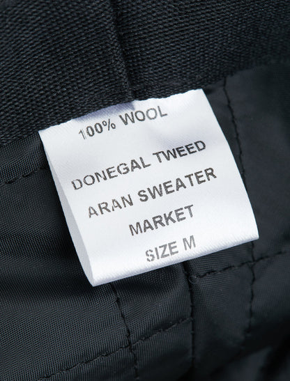Donegal Tweed 8 Piece Panel Cap - Patchwork Label