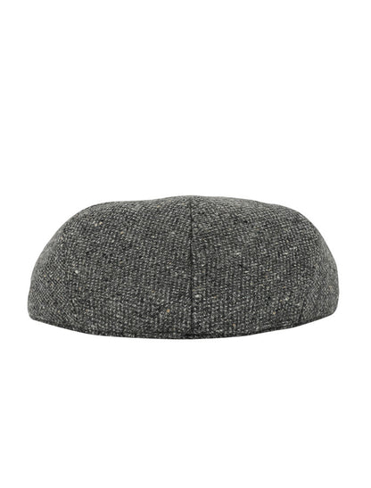Donegal Tweed Flat Cap - Light Grey 