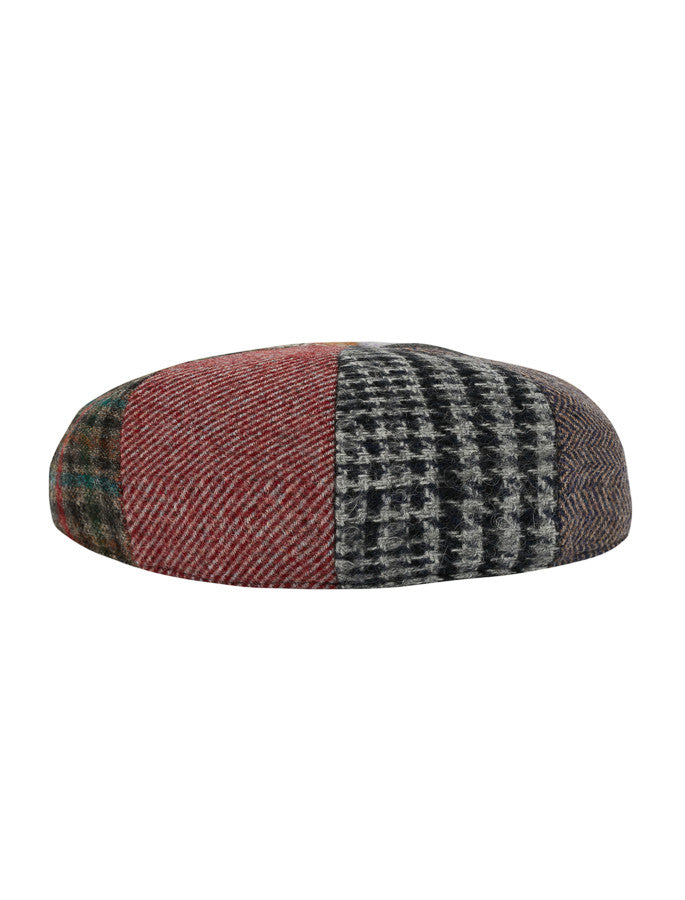 Donegal Tweed 8 Piece Panel Cap - Patchwork 