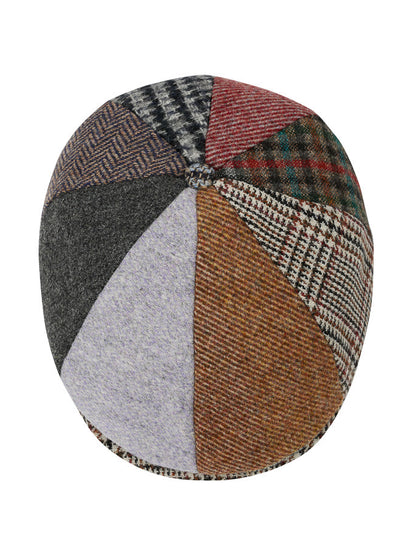 Donegal Tweed 8 Piece Panel Cap - Patchwork 