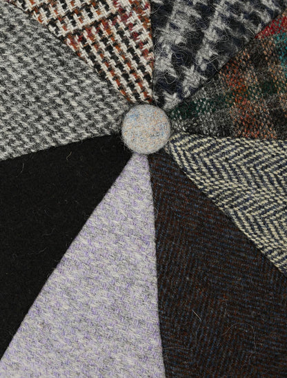 Donegal Tweed 8 Piece Panel Cap - Patchwork 