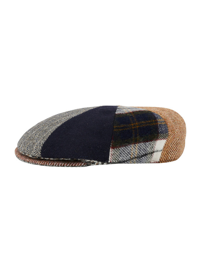 Donegal Tweed 8 Piece Panel Cap - Patchwork 