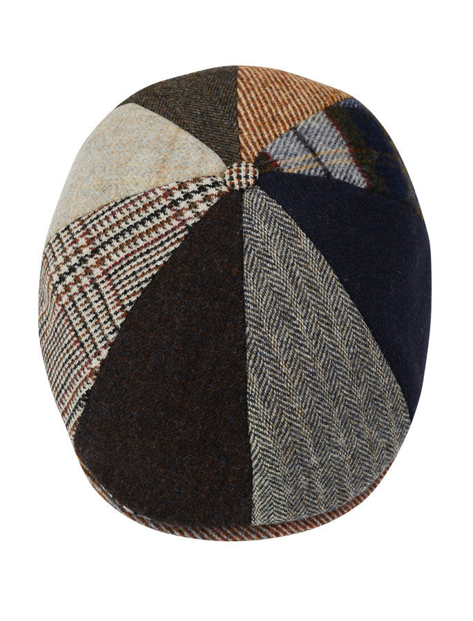 Donegal Tweed 8 Piece Panel Cap - Patchwork 