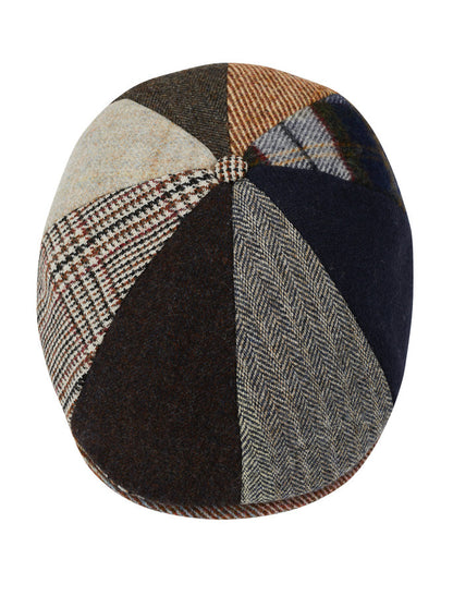 Donegal Tweed 8 Piece Panel Cap - Patchwork 
