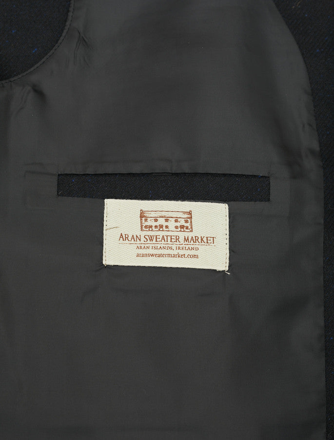 Aran Island Melton Waistcoat - Black 