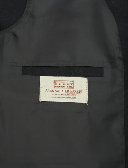 Aran Island Melton Waistcoat - Black 