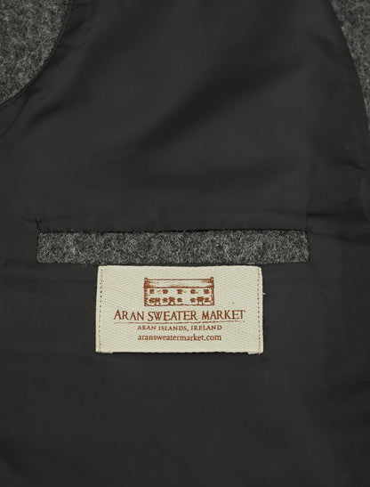Aran Island Melton Waistcoat - Black 