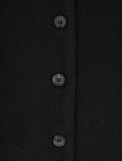 Aran Island Melton Waistcoat - Black 
