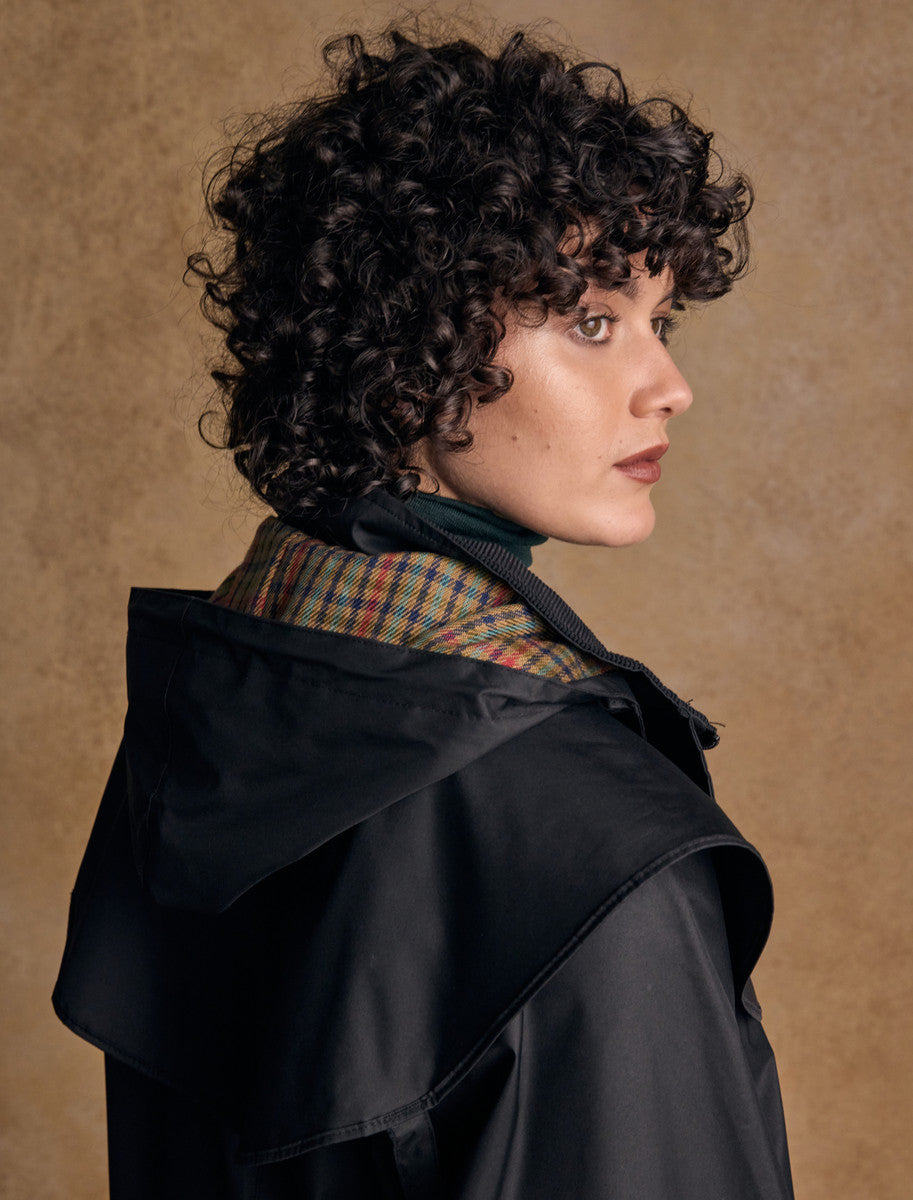 Jack Murphy Donegal Ladies Waterproof Full Length Coat - Black 