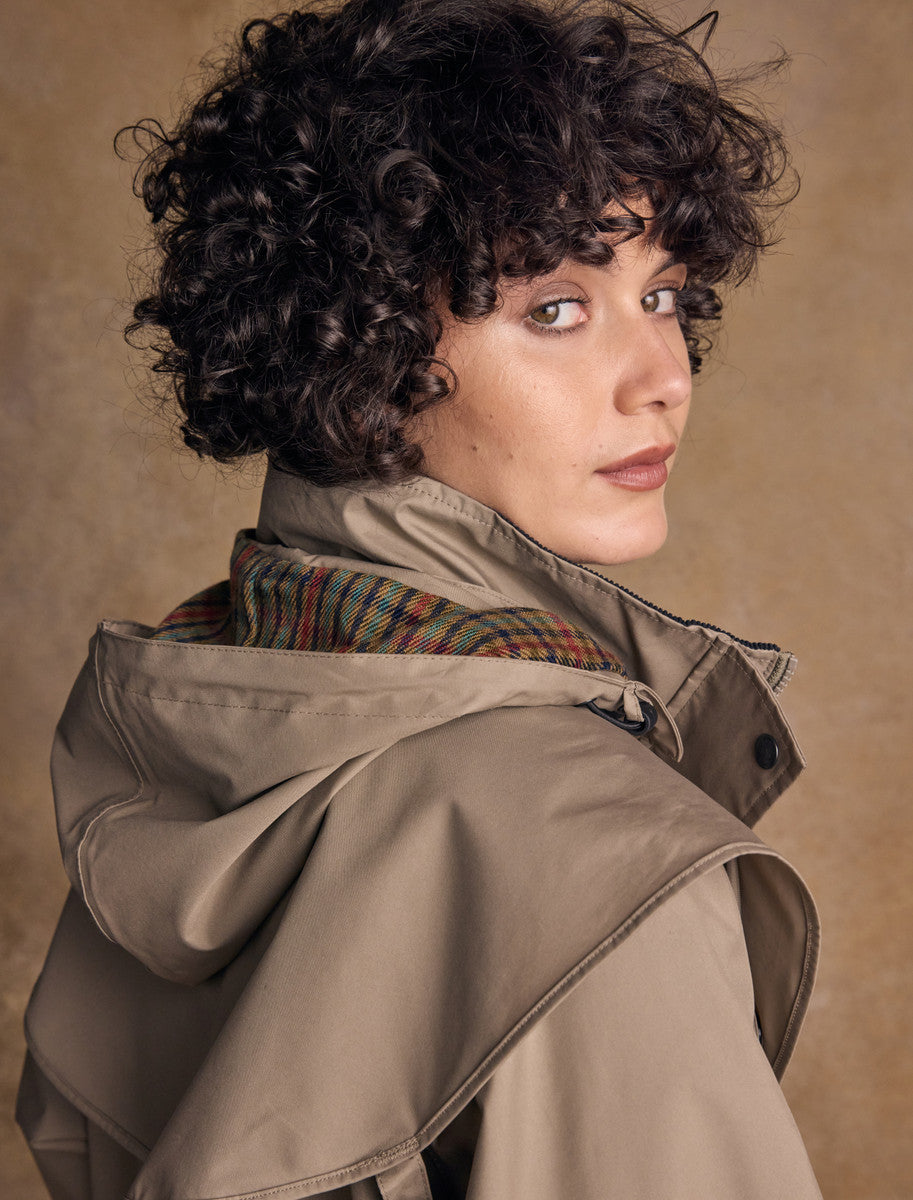 Jack Murphy Donegal Ladies Waterproof Full Length Coat - Chinchilla 