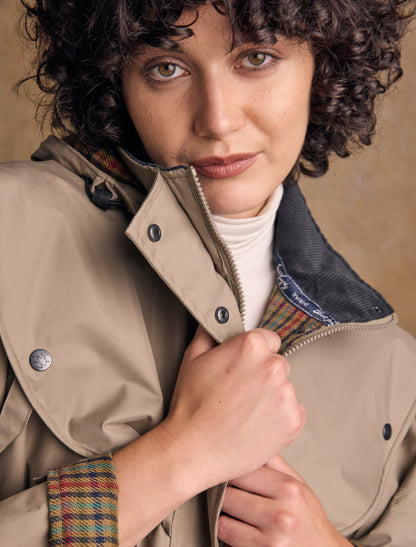 Jack Murphy Donegal Ladies Waterproof Full Length Coat - Chinchilla 