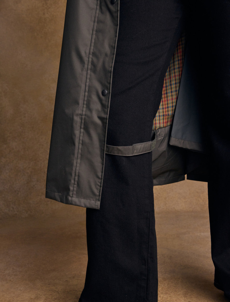 Jack Murphy Donegal Ladies Waterproof Full Length Coat -Olive 