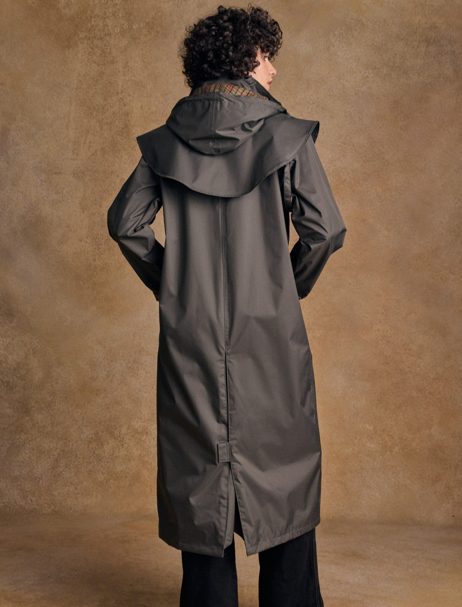 Jack Murphy Donegal Ladies Waterproof Full Length Coat -Olive 