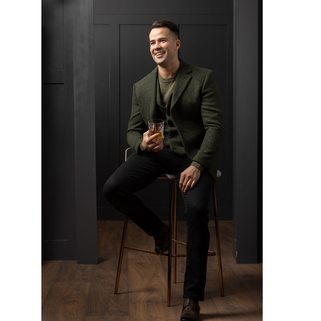 McDonagh Green Herringbone Heritage Tweed Jacket