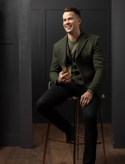 McDonagh Green Herringbone Heritage Tweed Jacket