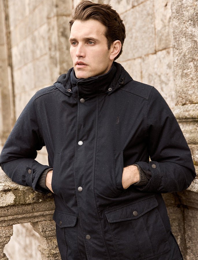 Michael Waterproof Jacket - Navy 