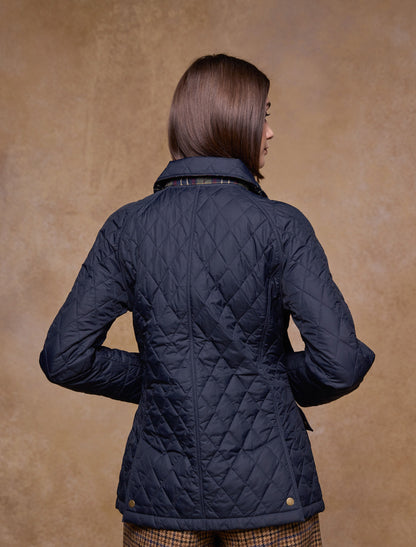 Molly Quilted Jacket - Navy