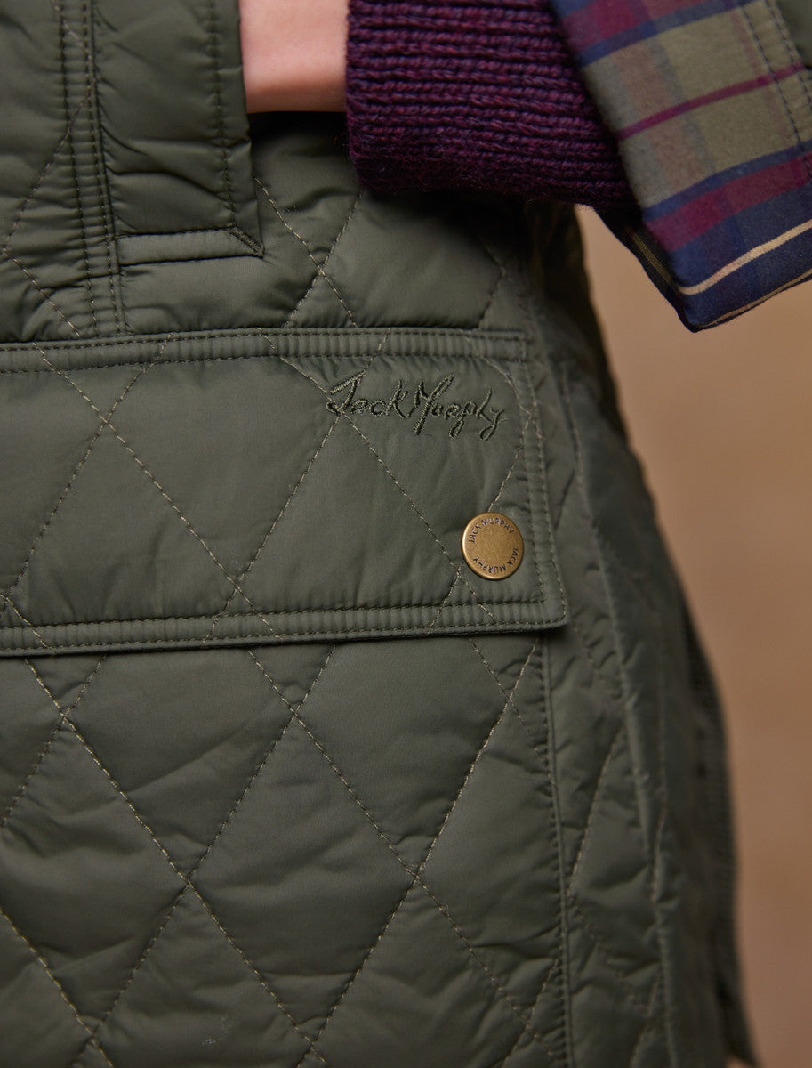 Molly Quilted Jacket - Olive
