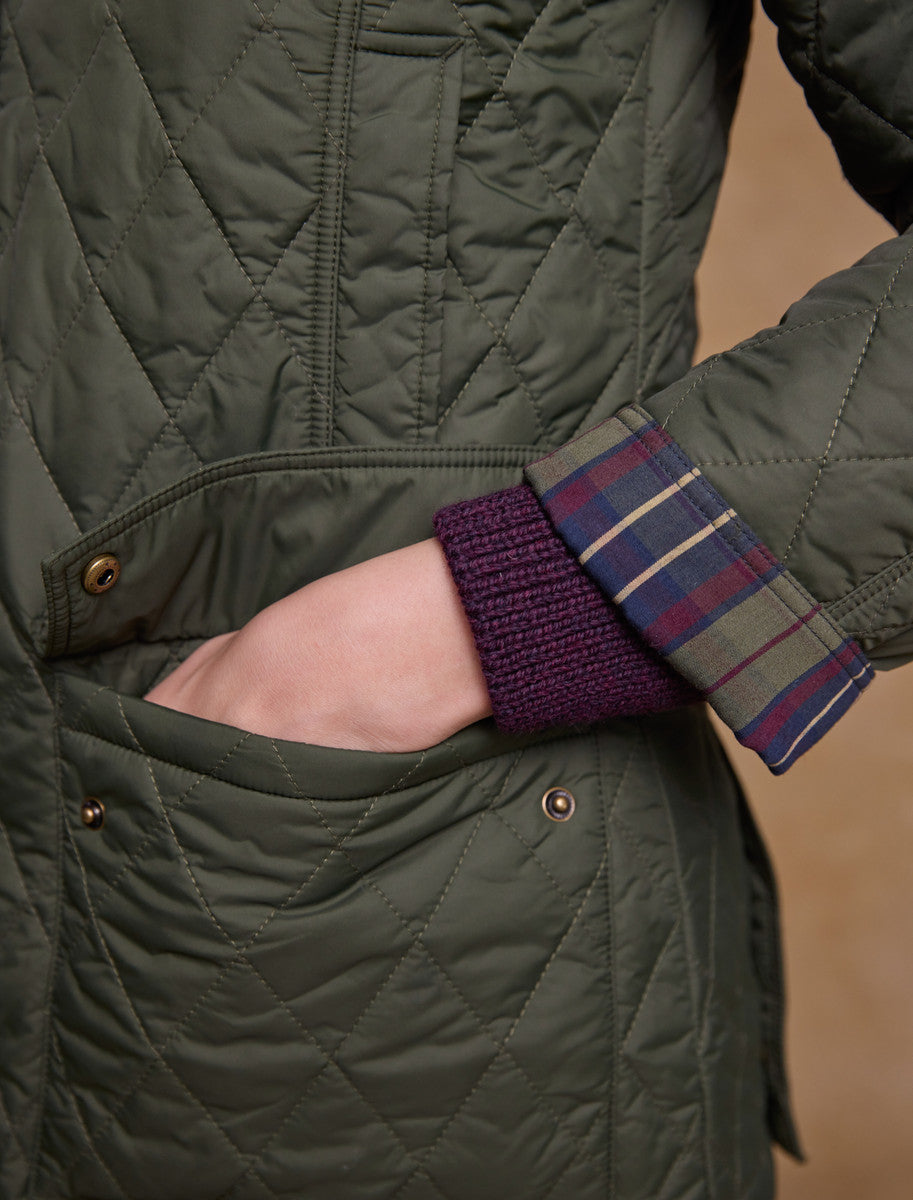 Molly Quilted Jacket - Olive