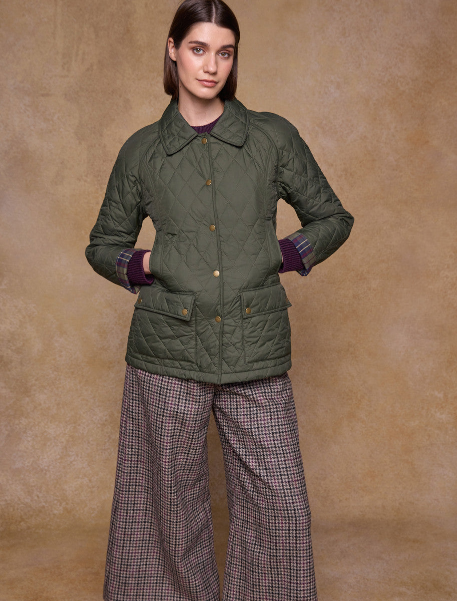 Molly Quilted Jacket - Olive