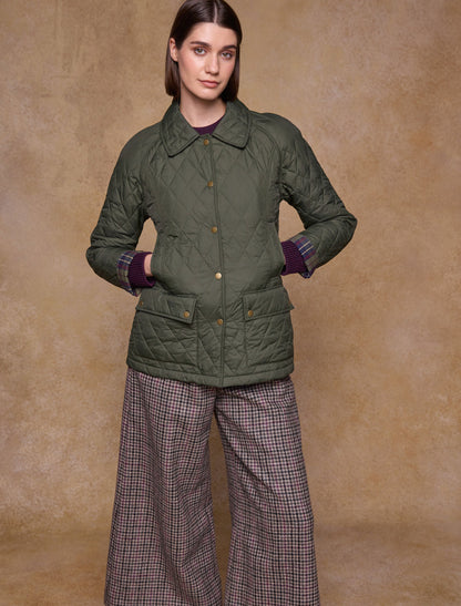 Molly Quilted Jacket - Olive