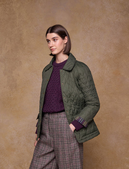Molly Quilted Jacket - Olive
