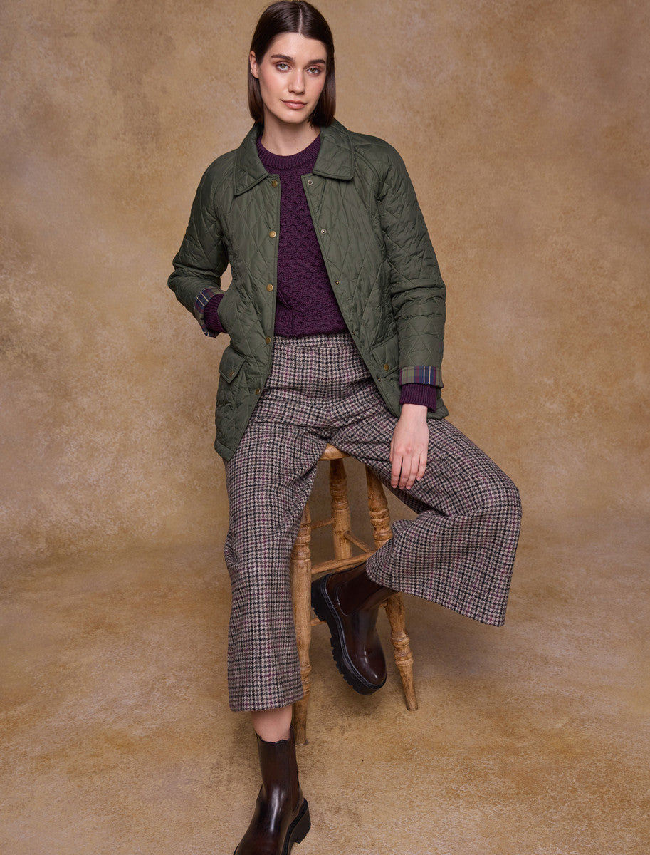 Molly Quilted Jacket - Olive