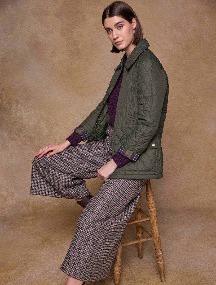 Molly Quilted Jacket - Olive