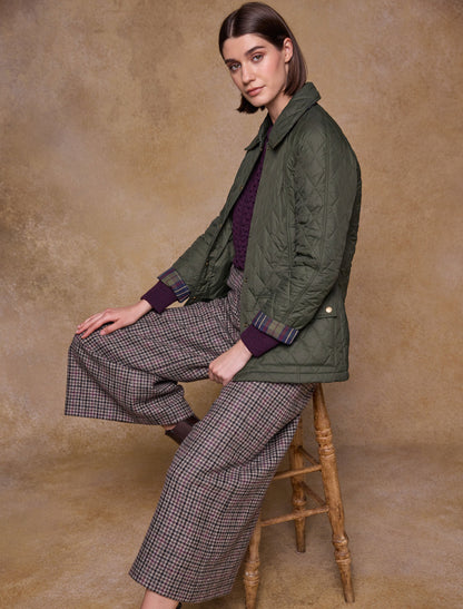 Molly Quilted Jacket - Olive