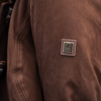 Moore Classic  Leather Jacket - Walnut