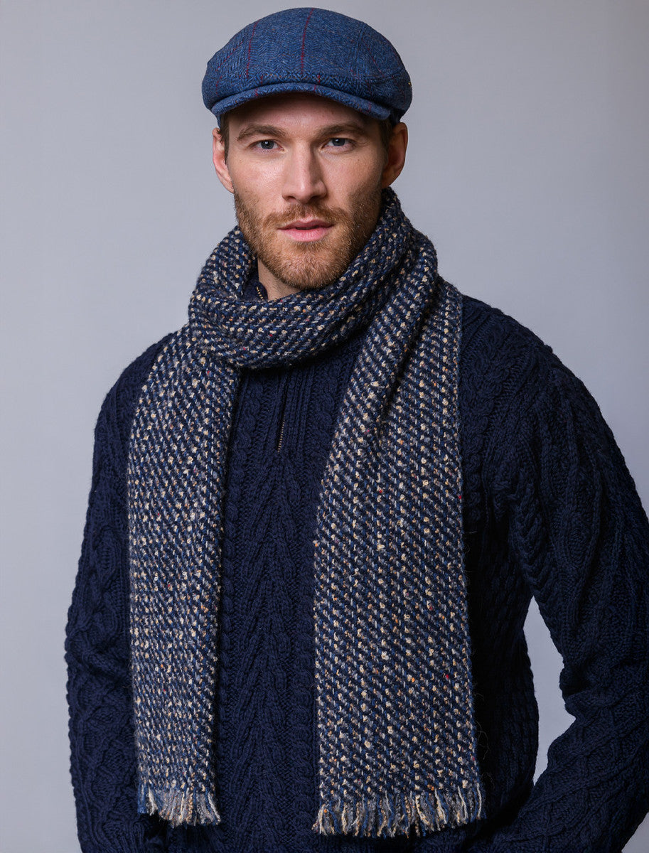 Atlantic Scarf - Charcoal &amp; Gold